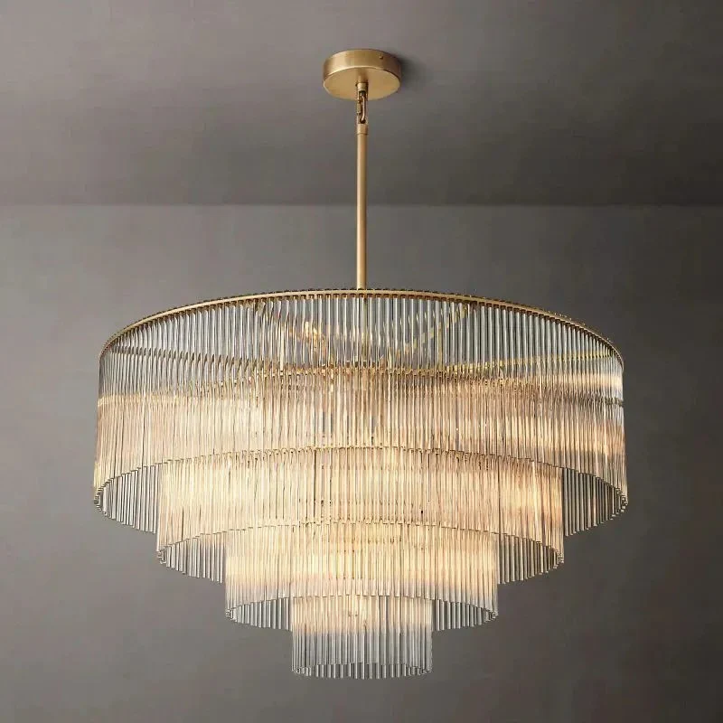 Amadeo Round Glass Chandelier 40