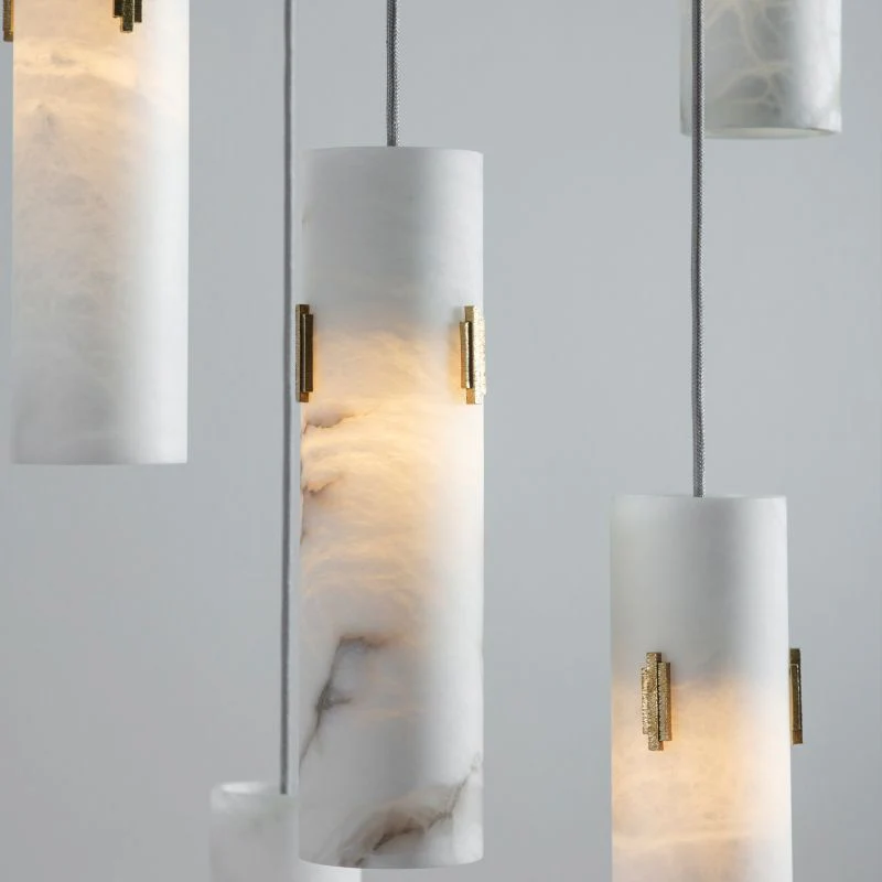 Alabaster Deco 12-light Cluster Chandelier