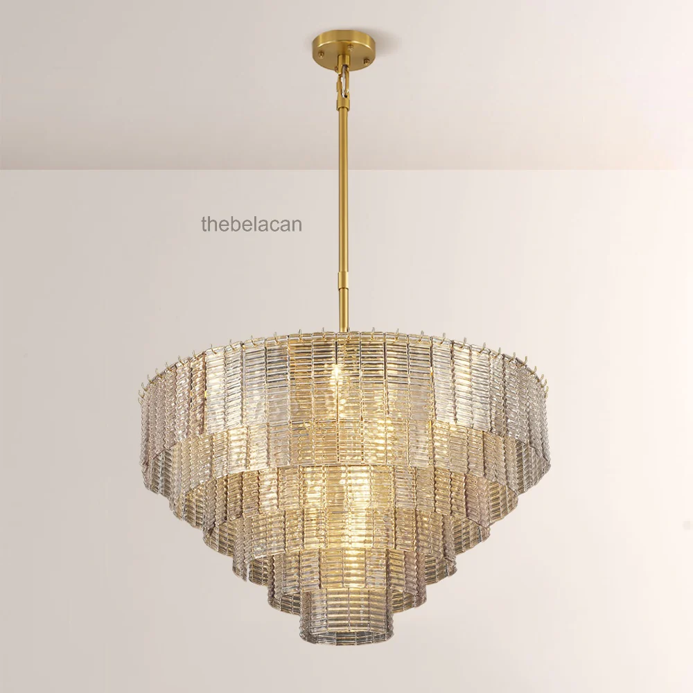 Sireni Glass Round Chandelier 41”