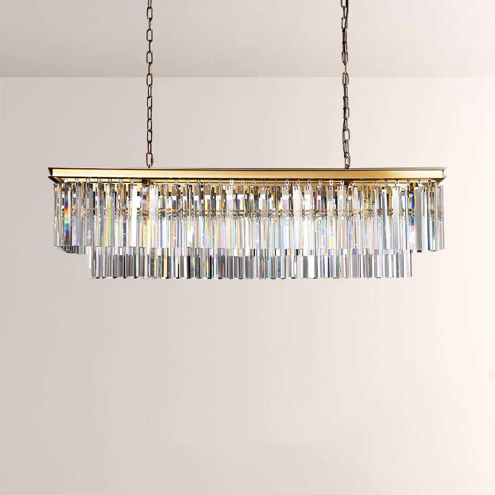 1920s Odem Rectangular Chandelier 49
