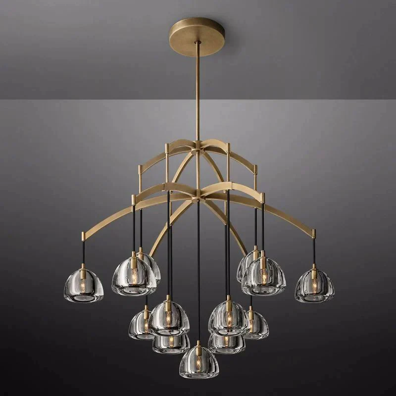 Crescent Round Chandelier 48''