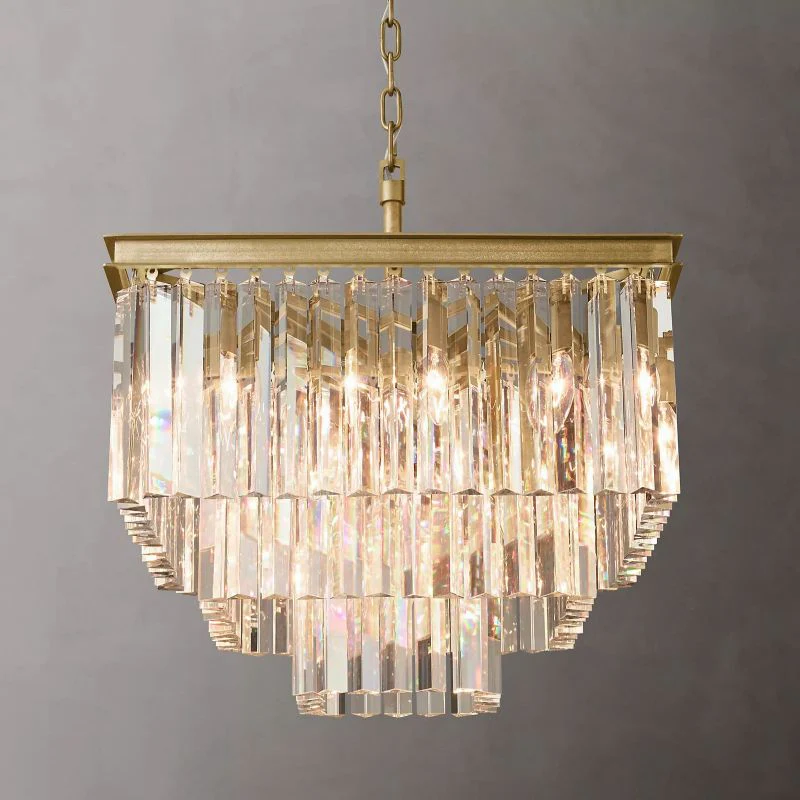 1920s Odem Square Chandelier 22
