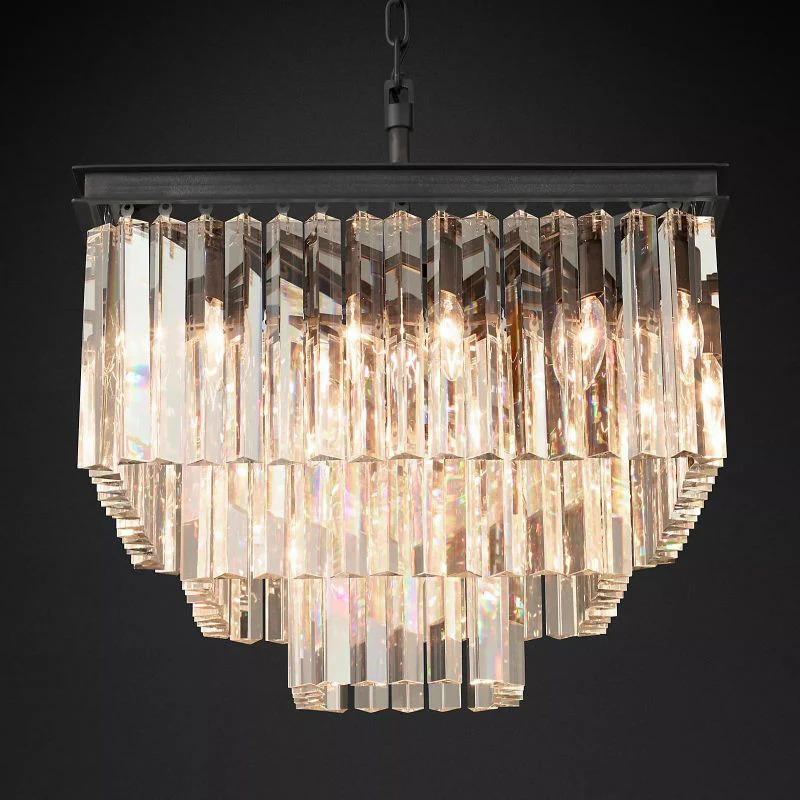 1920s Odem Square Chandelier 22
