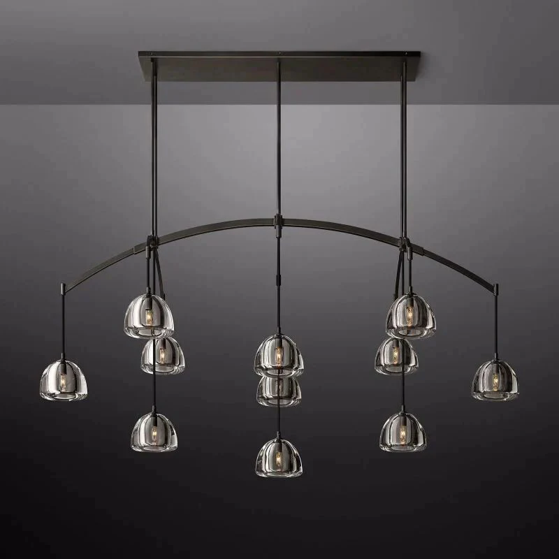 Crescent Linear Chandelier 72''