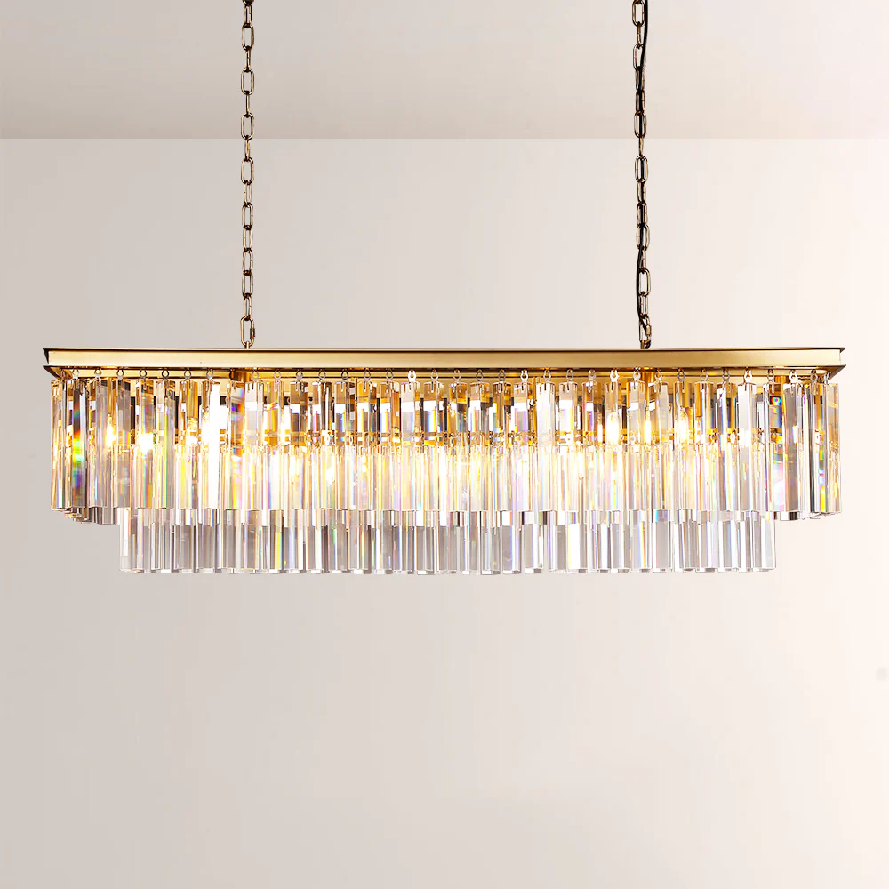1920s Odem Rectangular Chandelier 49