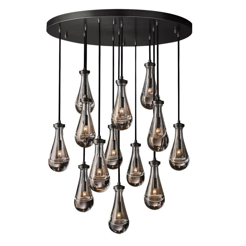 Raindrops Round Chandelier 36