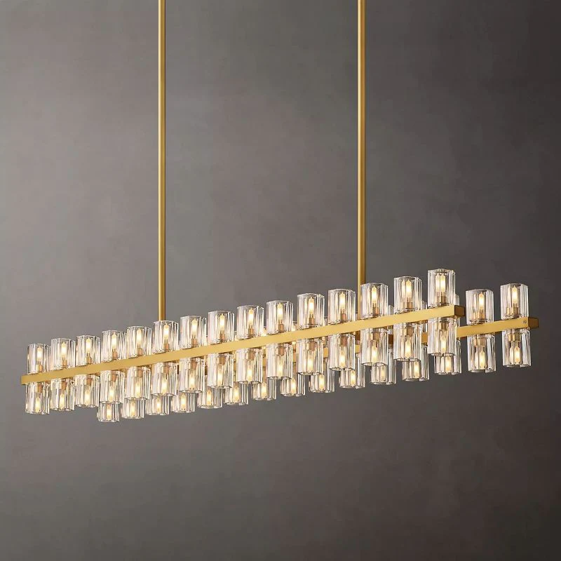 Aka Wine-glass Rectangular Chandelier 54