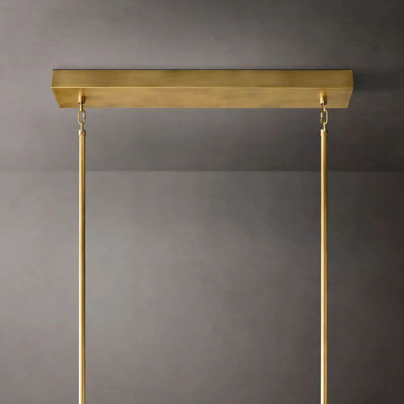 Aka Wine-glass Rectangular Chandelier 54