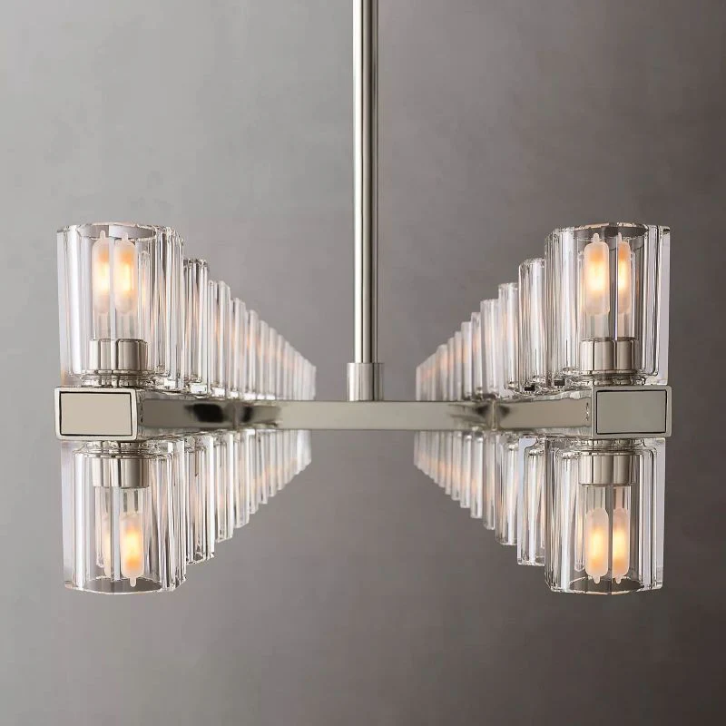 Aka Wine-glass Rectangular Chandelier 54