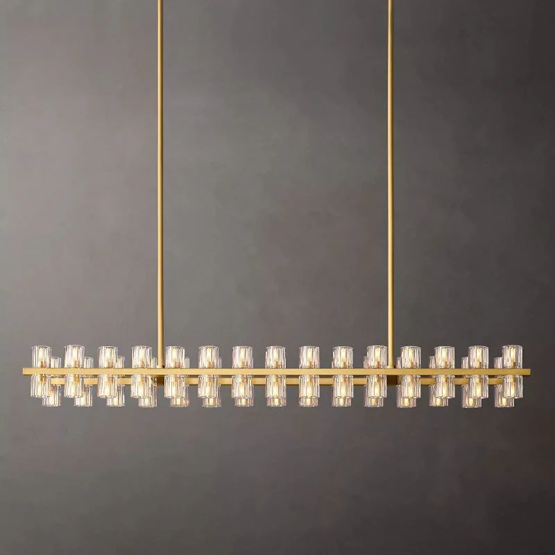 Aka Wine-glass Rectangular Chandelier 54