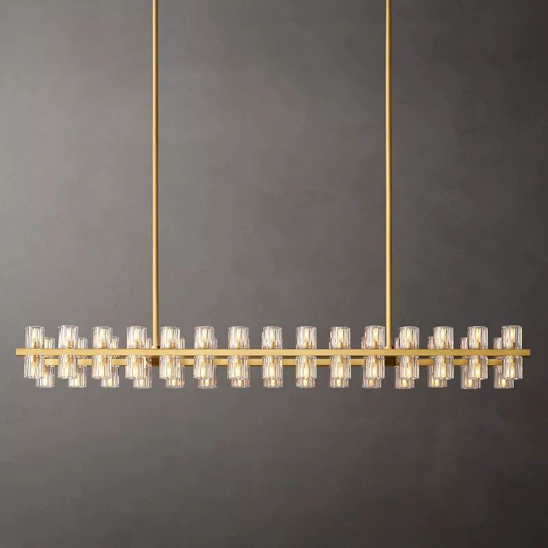Aka Wine-glass Rectangular Chandelier 54
