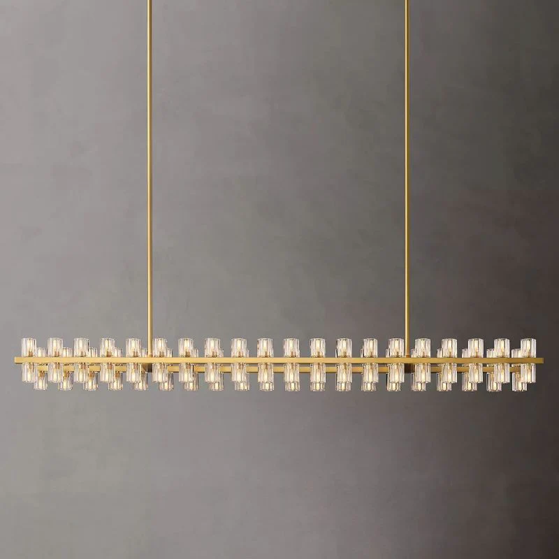 Aka Wine-glass Rectangular Chandelier 72