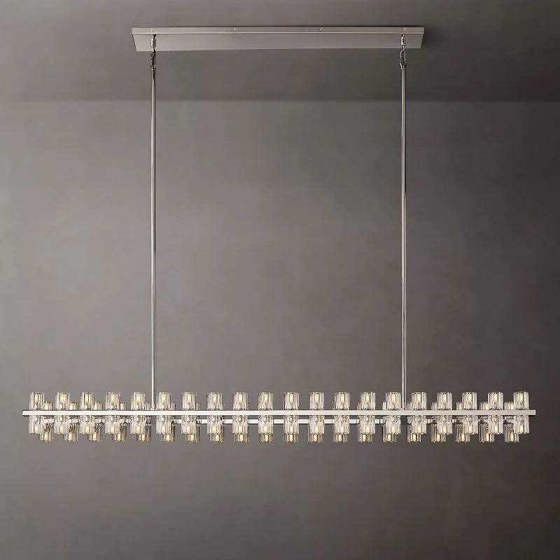 Aka Wine-glass Rectangular Chandelier 72