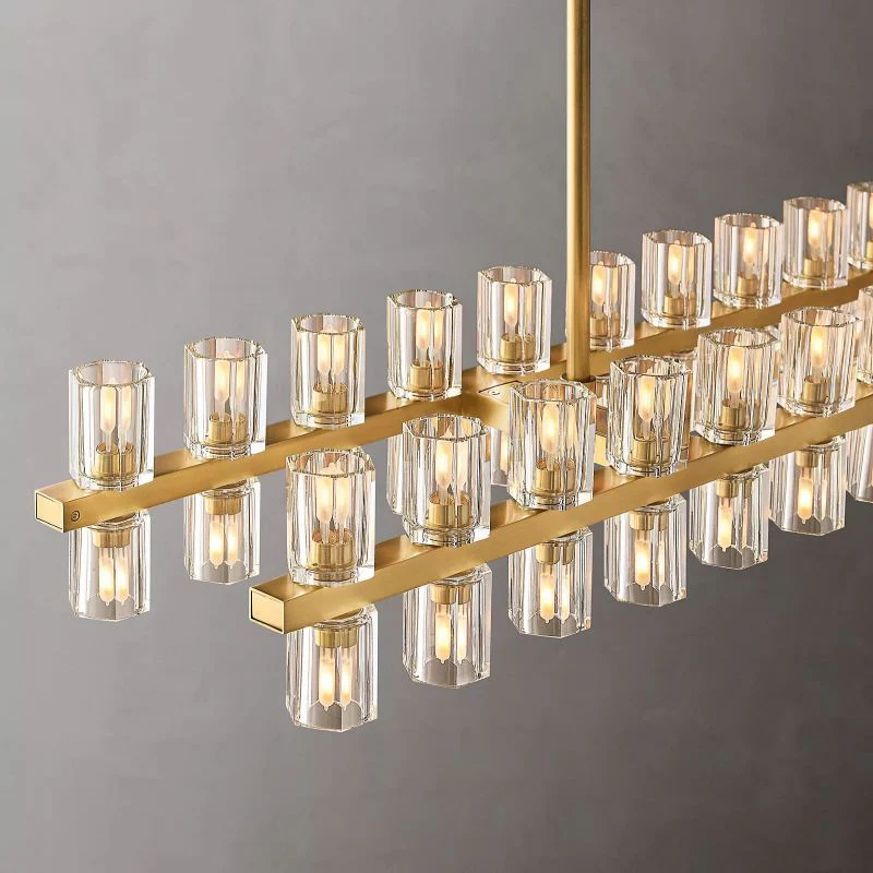 Aka Wine-glass Rectangular Chandelier 54