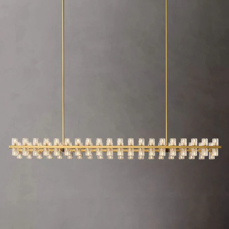 Aka Wine-glass Rectangular Chandelier 72