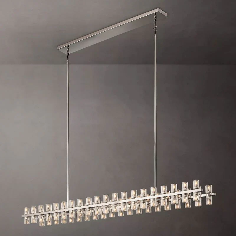 Aka Wine-glass Rectangular Chandelier 72