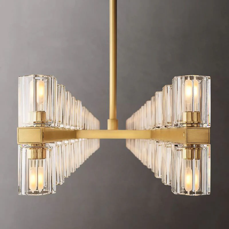 Aka Wine-glass Rectangular Chandelier 72
