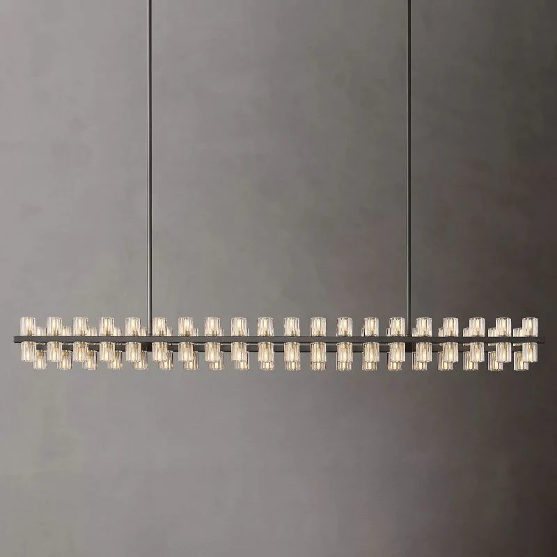 Aka Wine-glass Rectangular Chandelier 72