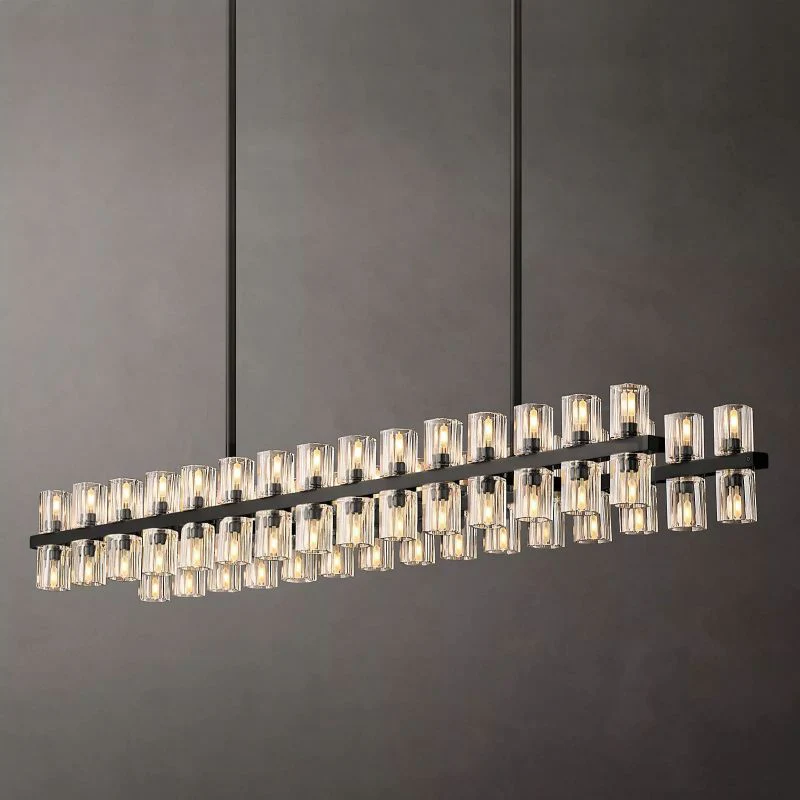 Aka Wine-glass Rectangular Chandelier 54
