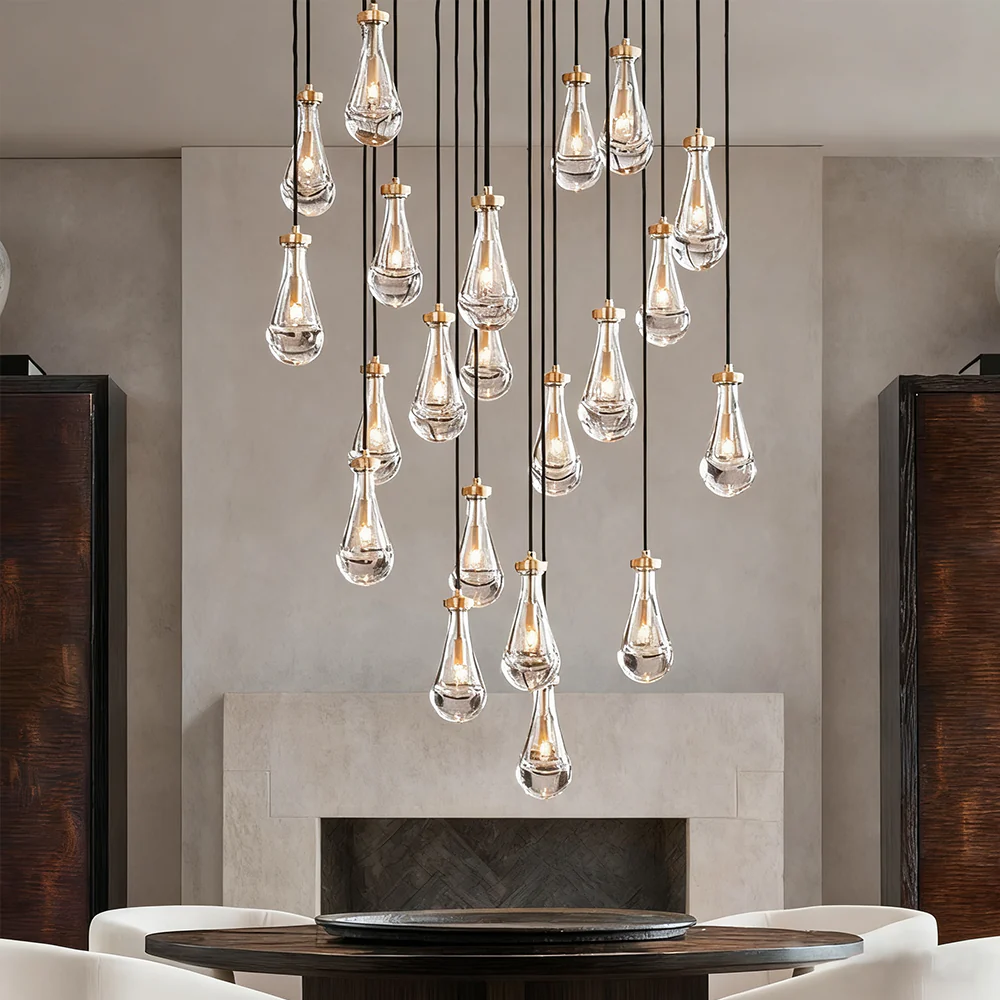 Raindrops Round Chandelier 36