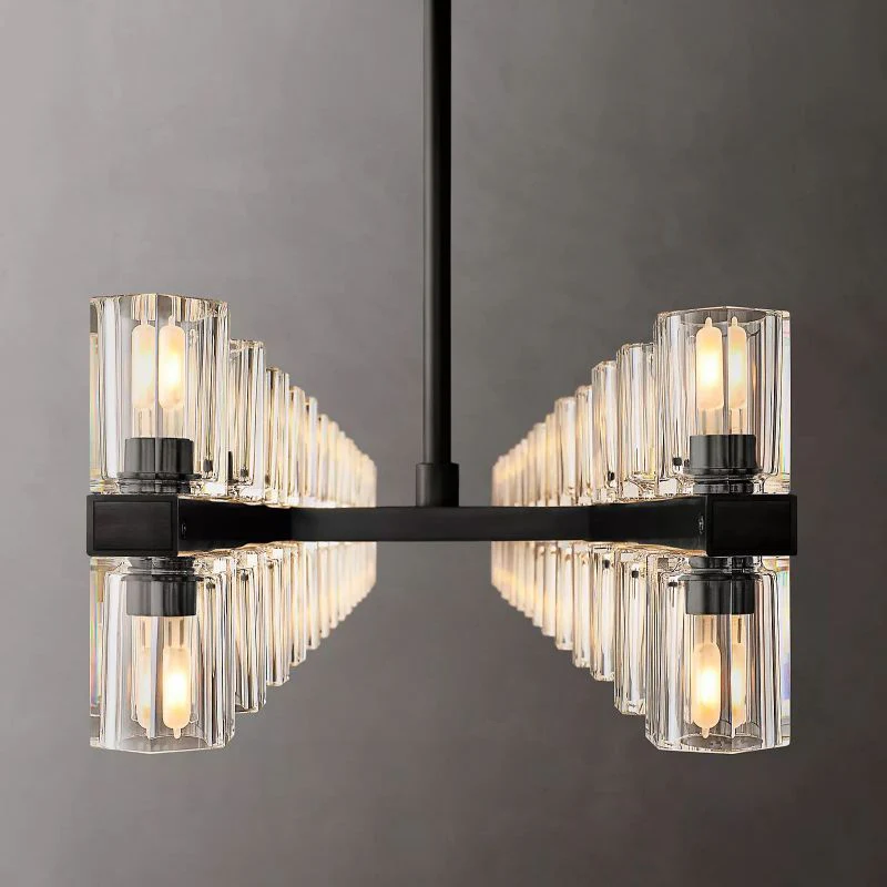 Aka Wine-glass Rectangular Chandelier 54
