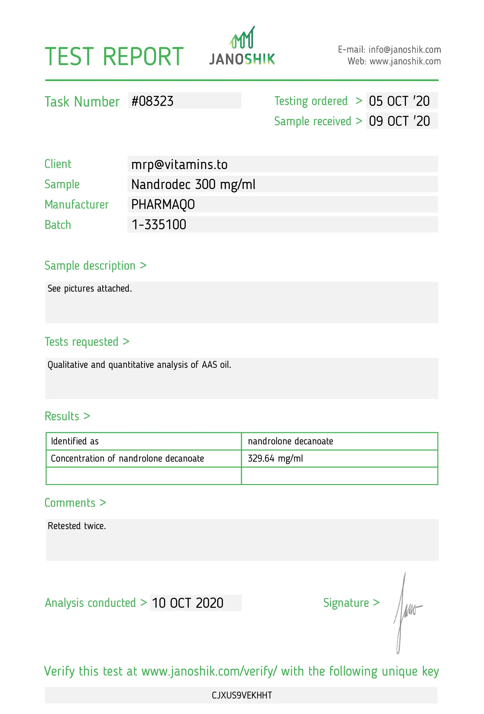 Nandrodec 300 – Pharmaqo Labs