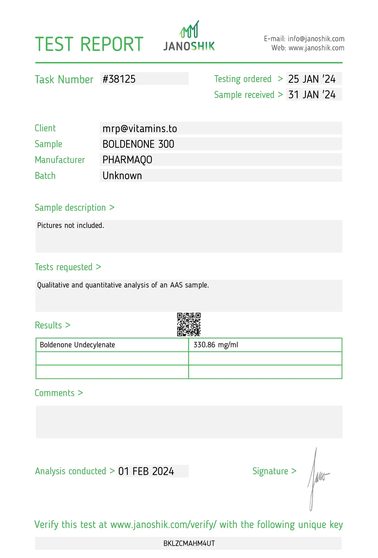 Boldenone 300 – Pharmaqo Labs