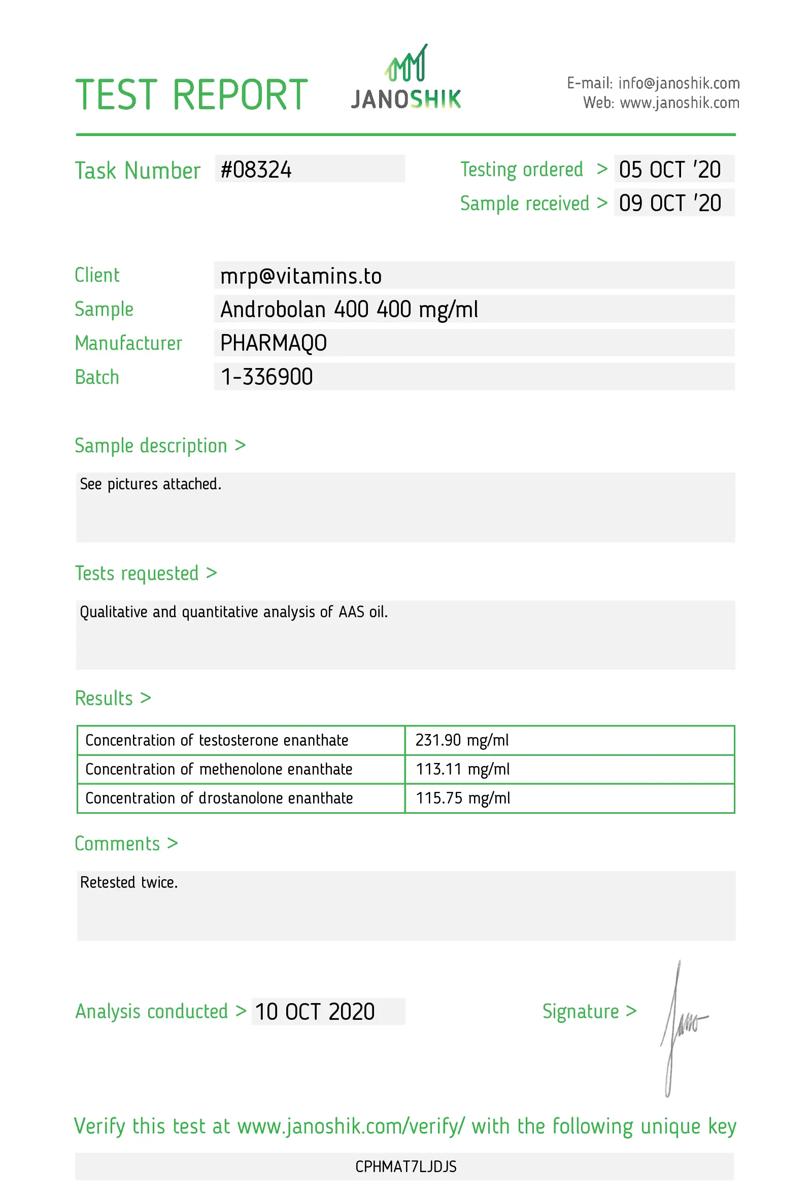 Androbolan 400 – Pharmaqo Labs
