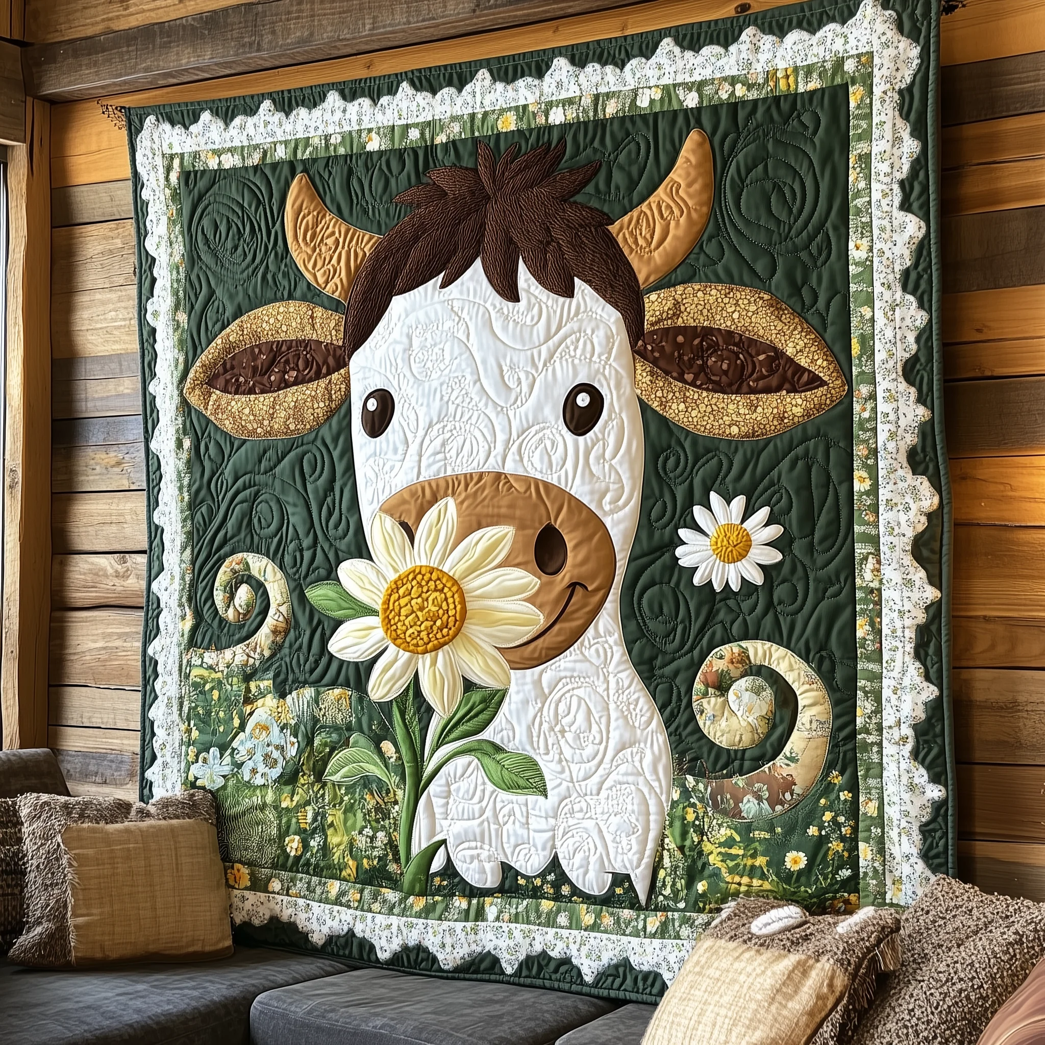 Baby Cow Quilted Blanket GFTOTL1755