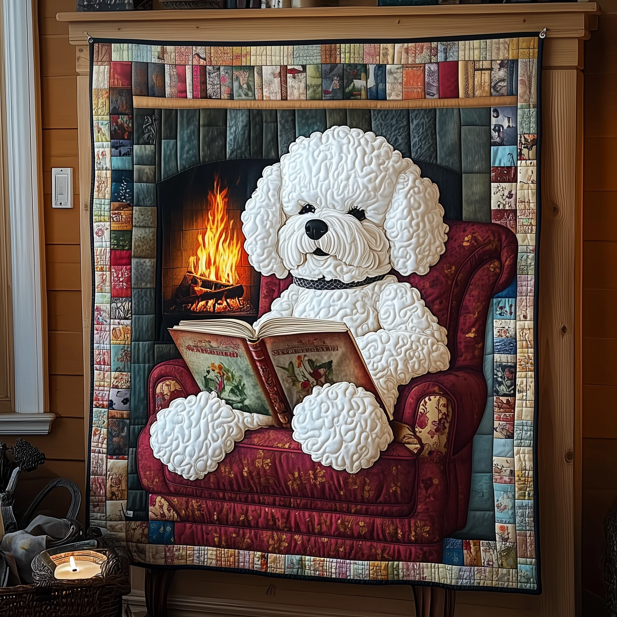Bichon Frise Quilted Blanket GFTOTP1101