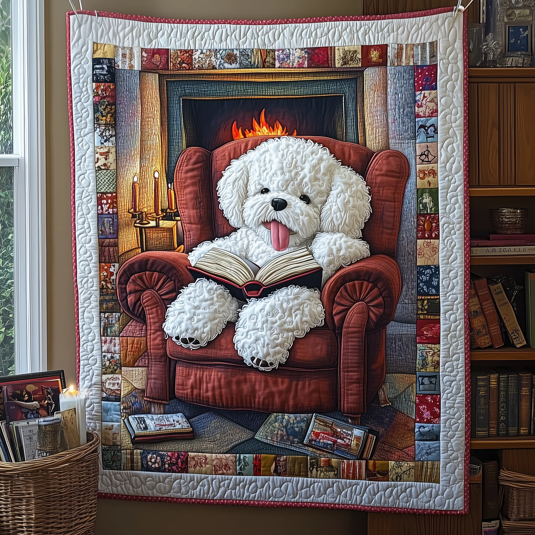 Bichon Frise Quilted Blanket GFTOTP1103