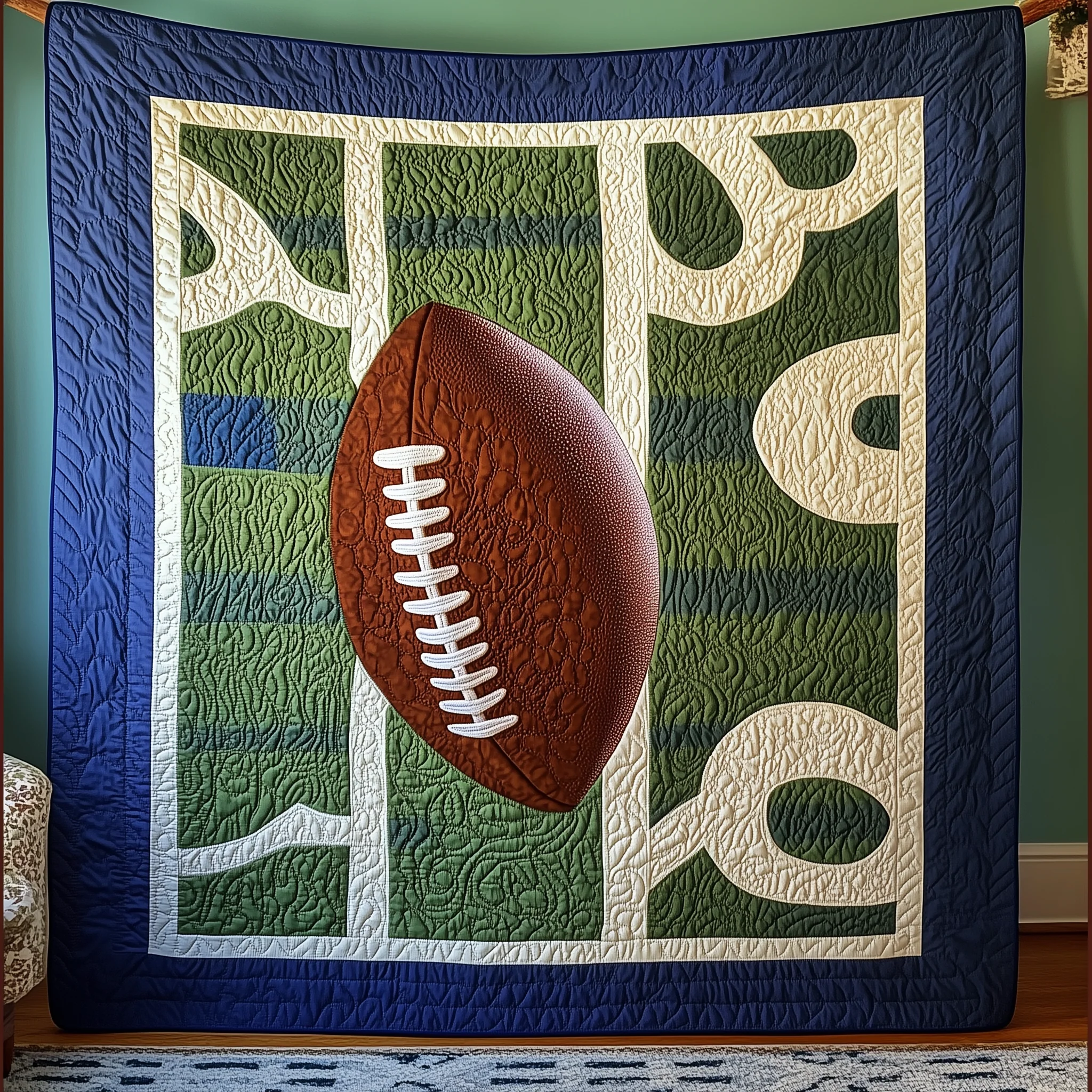 American Football Quilted Blanket GFTOAB1350