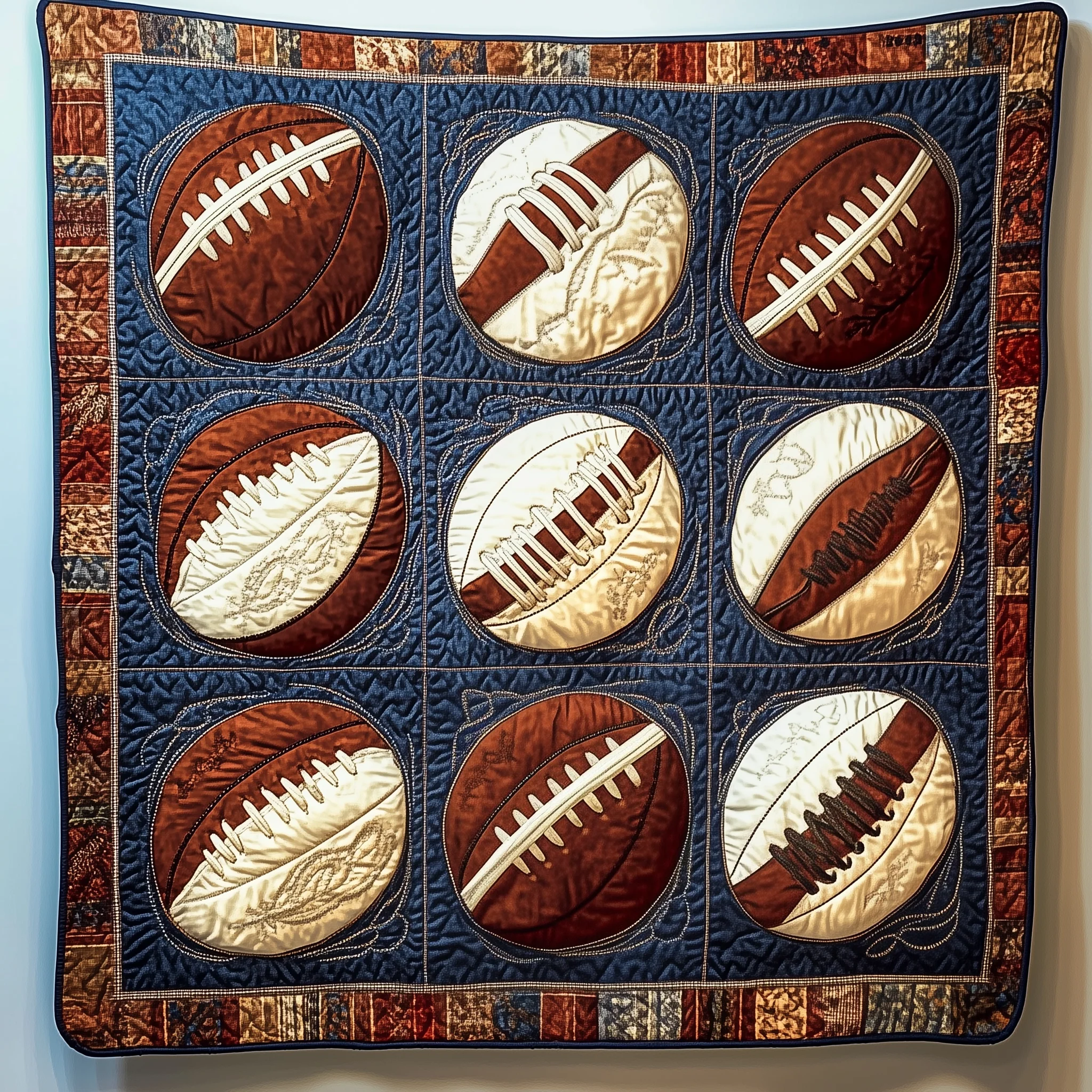 American Football Quilted Blanket GFTOAB1348