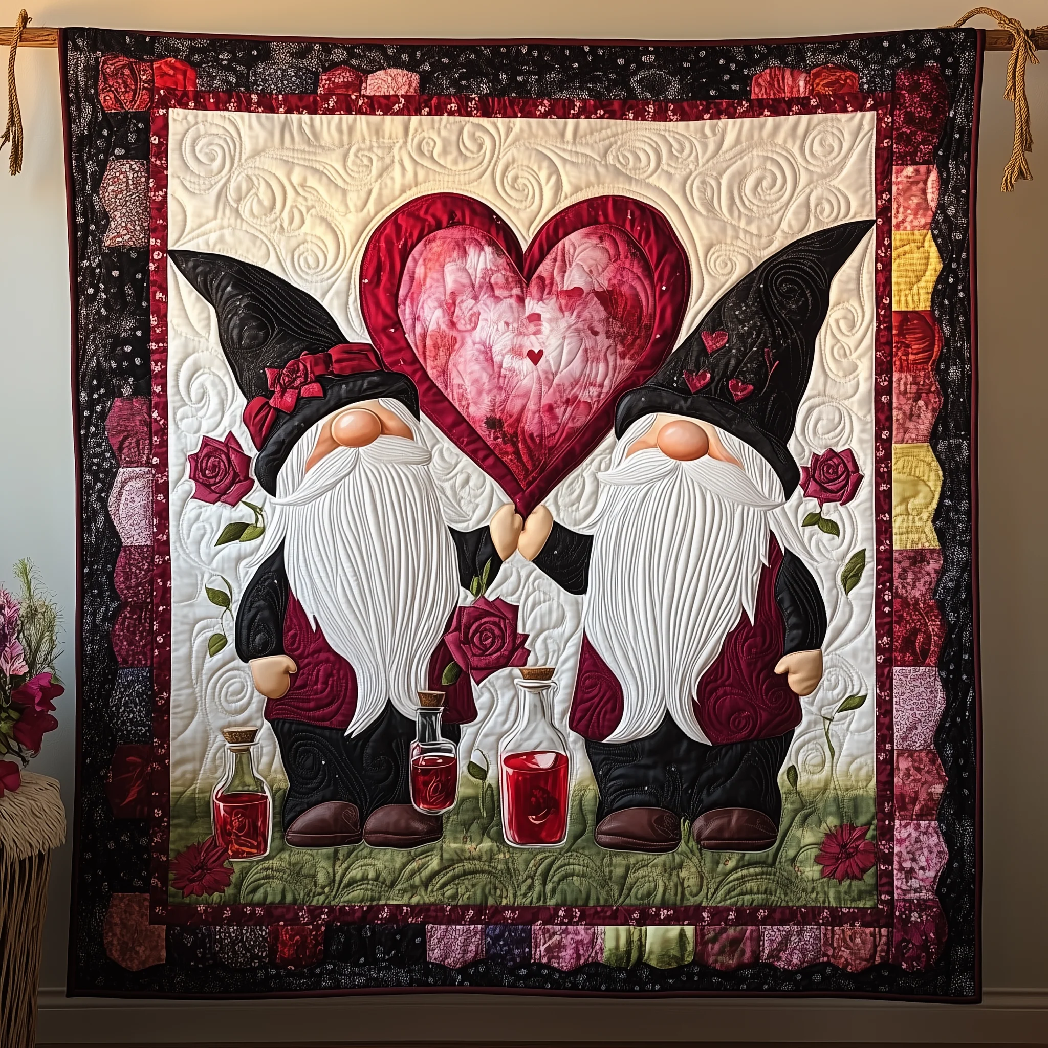 Arcane Romance Gnomes Quilted Blanket GFTOHD1764