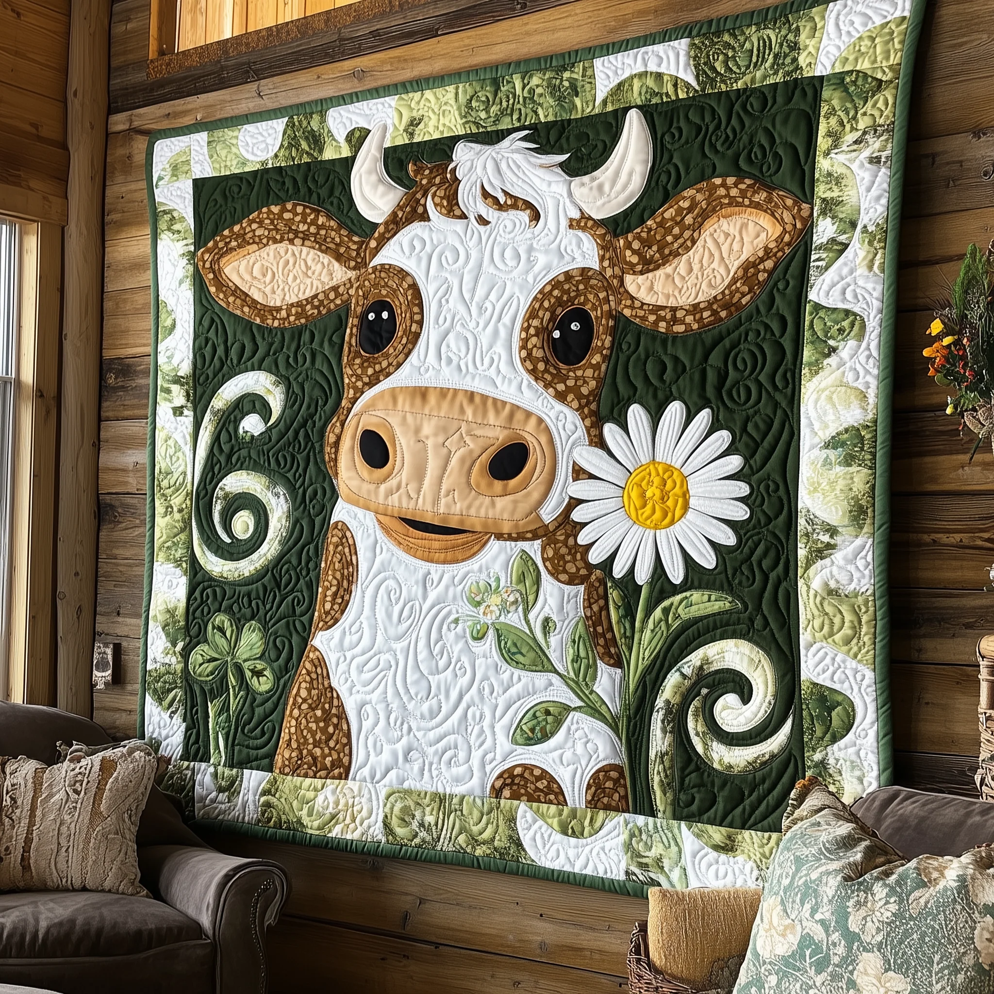 Baby Cow Quilted Blanket GFTOTL1756