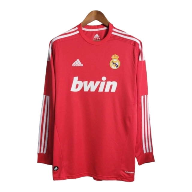 Real Madrid Retro Jersey Long Sleeve Third Away 2011-12