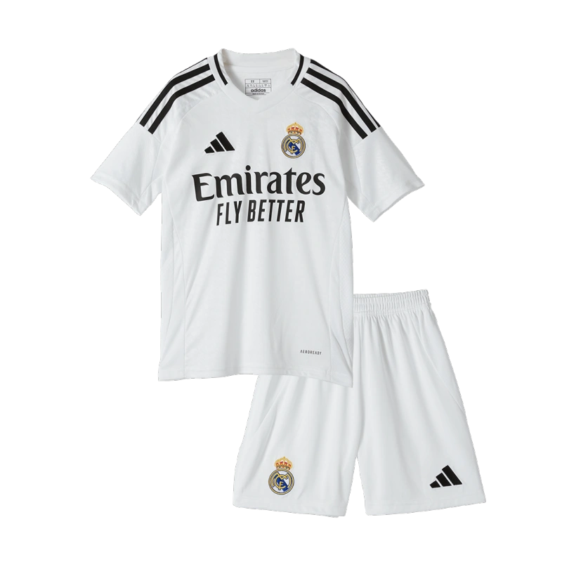 24/25 Kids Kits Real Madrid Home Jersey