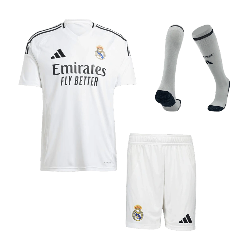 Real Madrid Home Custom Full Soccer Kit 2024-25