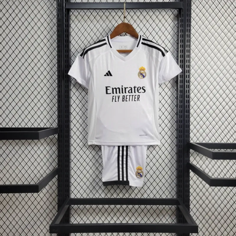 24/25 Kids Kits Real Madrid Home Jersey