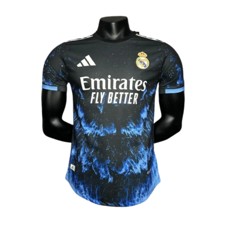 24-25 Real Madrid Ocean Blue Player Version Soccer Jersey