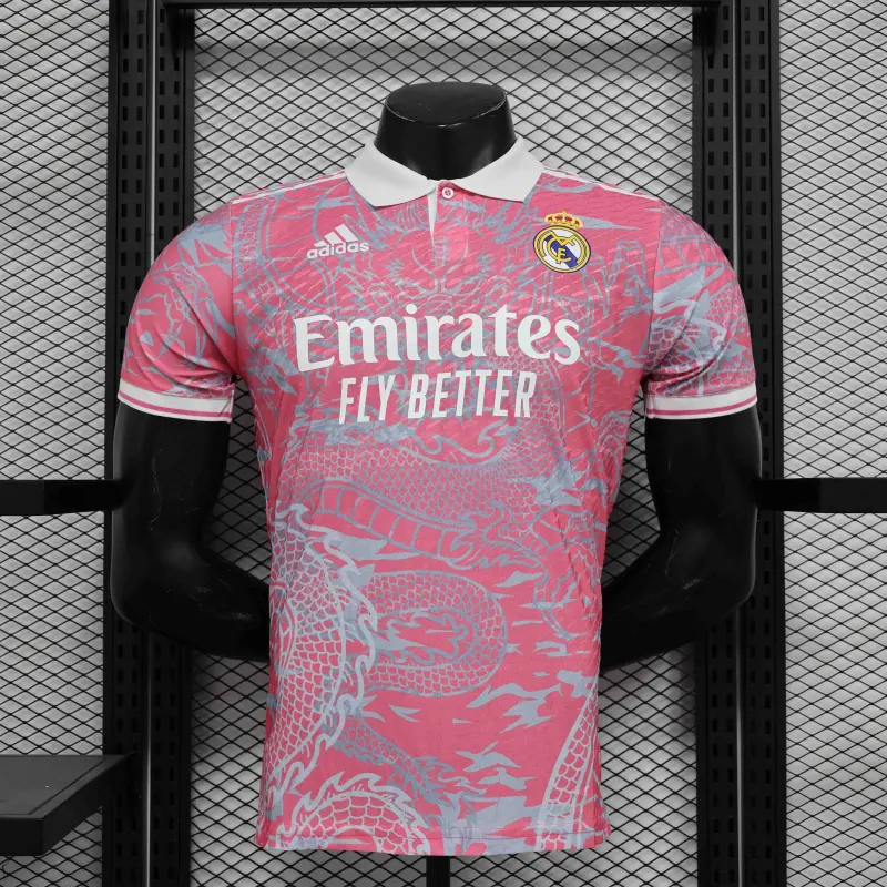 24-25 Real Madrid Players Special Edition Pink Football POPL Shirt