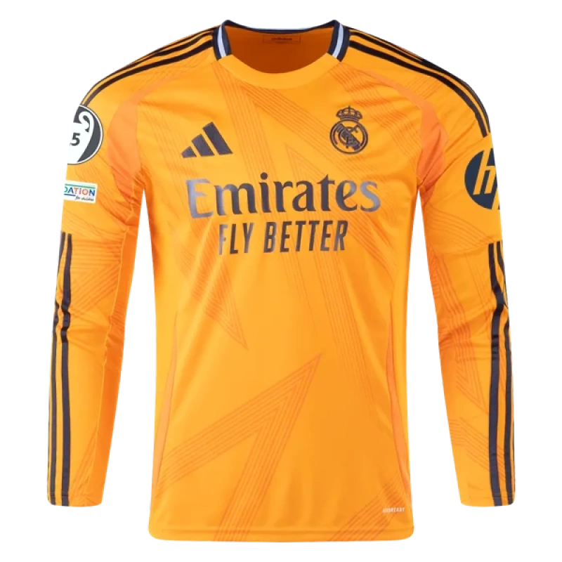 24-25 Real Madrid KROOS #8 Away Soccer Jersey Long Sleeve