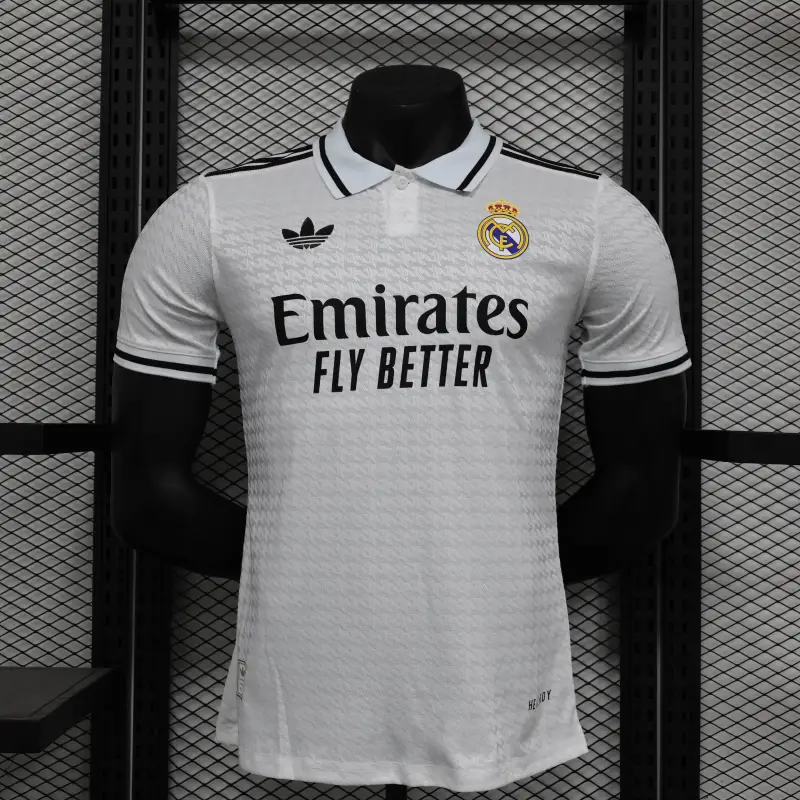 Real Madrid 24-25 Home Player Edition White POLO Shirt