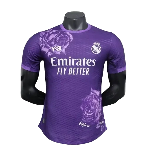 2023-24 Real Madrid Y-3 Fourth Jersey Purple Player Version