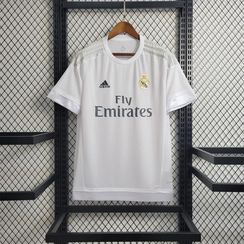 2015-16 Real Madrid KROOS #8 RONALDO #7 Home Retro Jersey