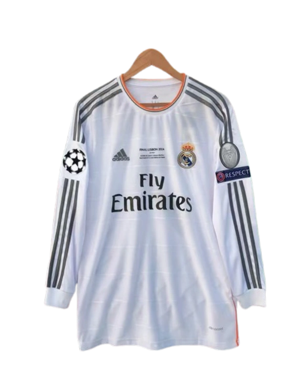 Real Madrid Retro Jersey Home Long Sleeve 2013-14