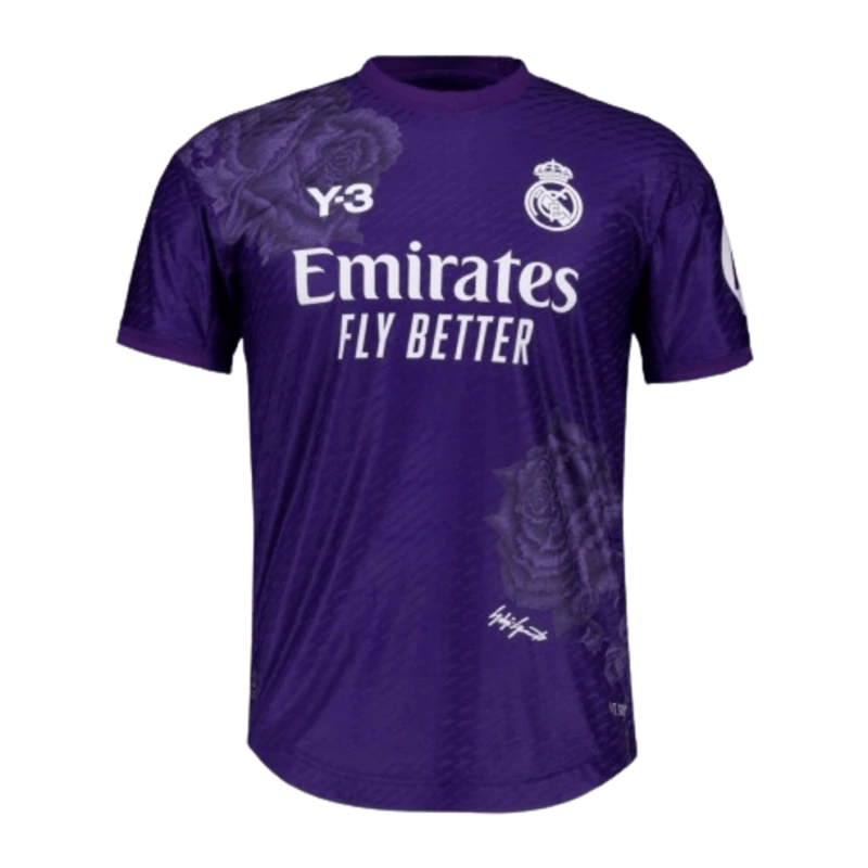 Y3 Real Madrid 24-25 Purple Shirt Football Jersey