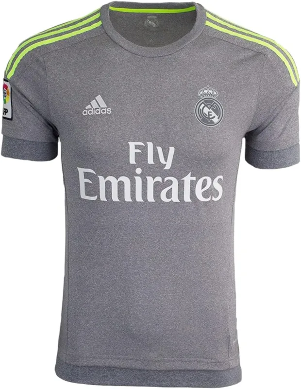 2015-16 Real Madrid Away Retro Jersey Grey