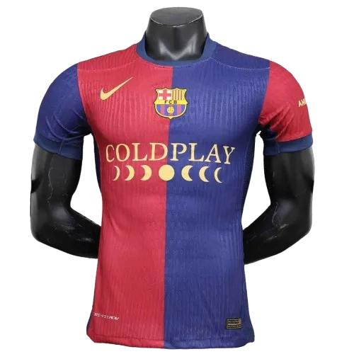 24-25 Barcelona Home COLDPLAY Player Edition Shirt Football Jersey