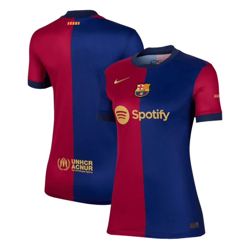 Women's Barcelona Home Jersey Custom Shirt 2024-25